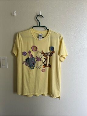 Disney Yellow Winnie the Pooh & Friends Graphic Tee